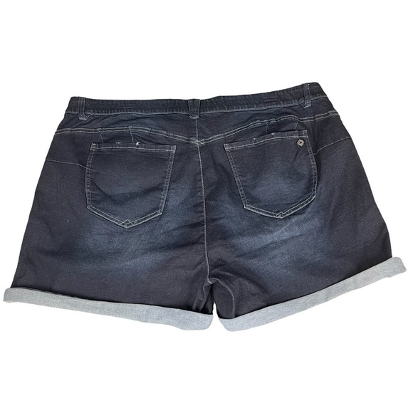 NEW DEMOCRACY cuffed Jean Shorts Size 24W - Picture 5 of 9